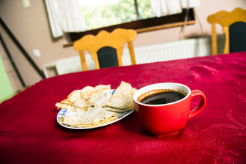 Coffe and pancakes