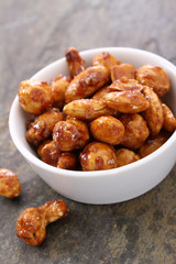 flavoured caramelised mixed nut snacks