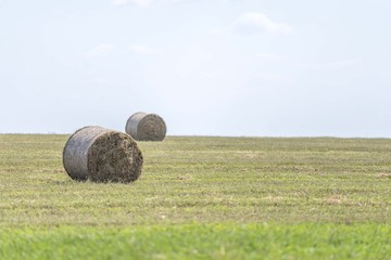 straw bales