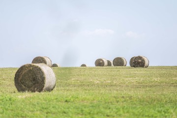 straw bales