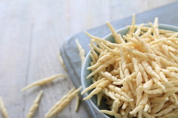 fresh uncooked pasta