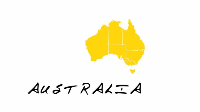 Animated Australia Map