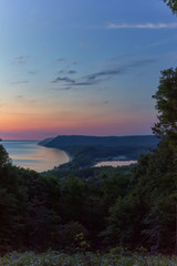 Blue Hour Sunset at Sleeping Bear Dunes in Northern Michigan, USA