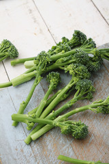 preparing raw broccoli