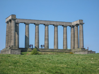 Fototapeta na wymiar National Monument of Scotland in in Edinburgh