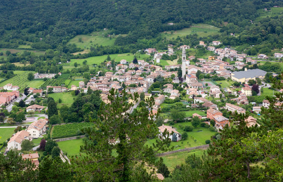 Valmareno Village in the Prosecco Wine Region, Italy