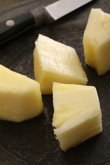 prepared pineapple segments