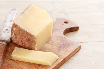 cheese British Lincolnshire poacher