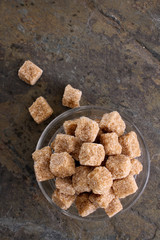 rustic sugar lumps