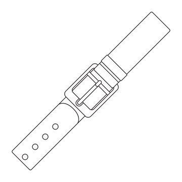 masculine elegant belt icon vector illustration design