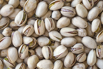 background of pistachios