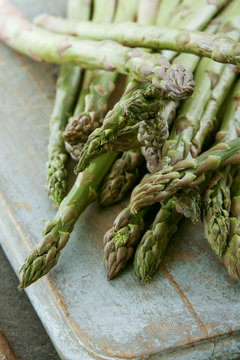 Preparing Fresh Asparagus Spears