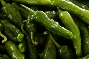 fresh green chillies