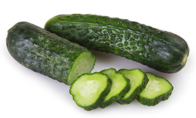 Fresh cucumbers