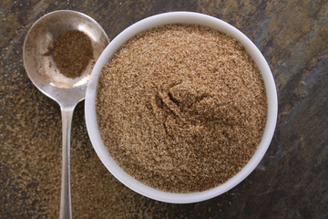 ground celery salt in dish