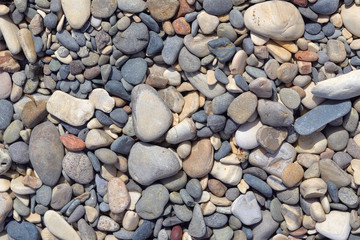 Sea stones background