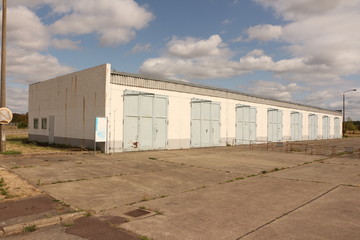Die ehemalige Grenzübergangsstelle zwischen Ost- und Westdeutschland in Marienborn, heute eine...