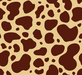 cow texture pattern repeated seamless brown  animal jungle print spot skin fur