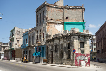 Fototapeta na wymiar Stadtgebiet in Havanna, Kuba