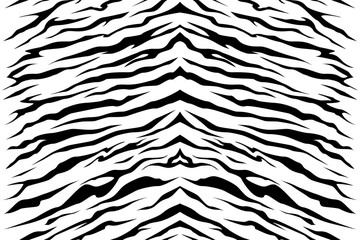 stripe animal tiger fur texture pattern seamless repeating white black