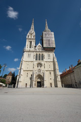 Fototapeta na wymiar zagreb cathedral