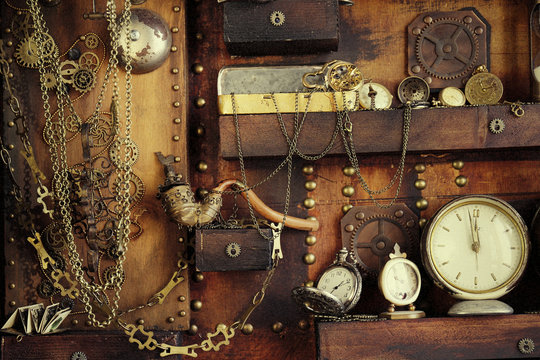 Steampunk ingranaggi antichi 