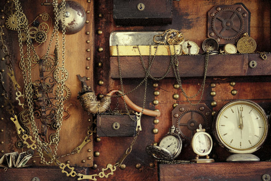 Steampunk ingranaggi antichi 