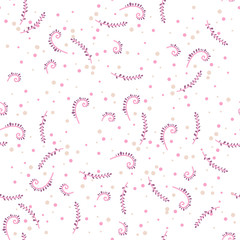 Romantic seamless vector floral pattern