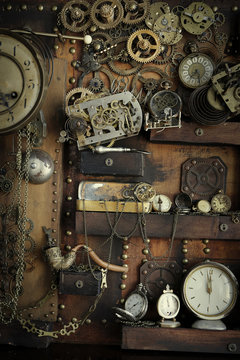 Steampunk ingranaggi antichi 