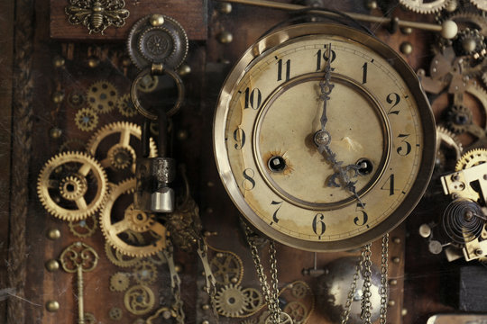 Steampunk ingranaggi antichi 
