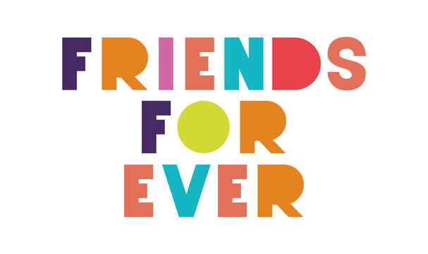 friendly message with hand made font vector illustration design
