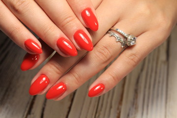 stylish design of manicure