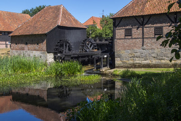 Fototapeta na wymiar Oostendorper Wassermühle, Haaksbergen