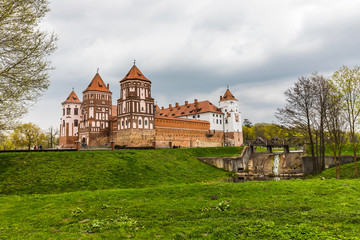 The Mir Castle Complex, a UNESCO World Heritage site in Belarus, an outstanding example of 16th-century fortification art.