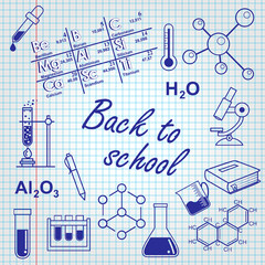 Back to school. chemistry lesson