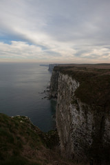Fototapeta na wymiar cliffs at filey