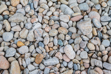 Beach stones background