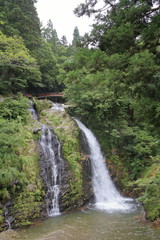銀山温泉 白銀の滝