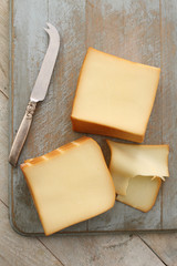 sliced cheese portions