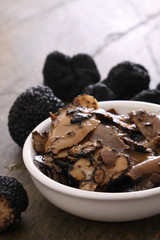 fresh black truffle