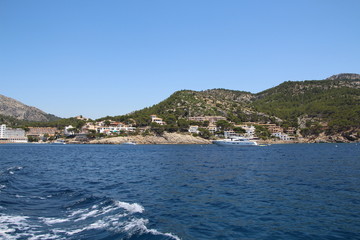 Fototapeta premium küstenlinie, see, mallorca