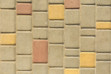 the texture based on colored decorative tiles of cement, architecture abstract background