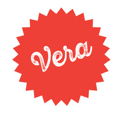 genuine stamp on white