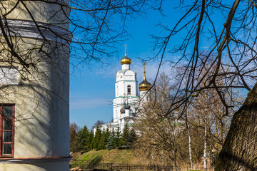 Holy Trinity Cathedral, the main Orthodox cathedral of Vyazma, Russia