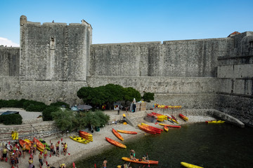 Canoeing at Dubrovnik, Croatia - 219045545