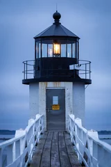 Photo sur Plexiglas Phare Phare de Marshall Point, Maine, États-Unis