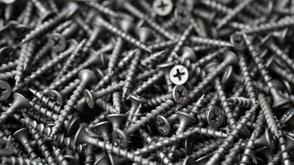 many self tapping screws background