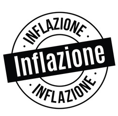 inflation stamp on white