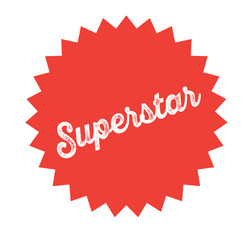 superstar stamp on white