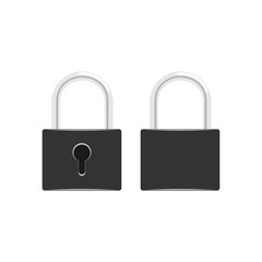 Naklejka premium Lock Icon. illustration,